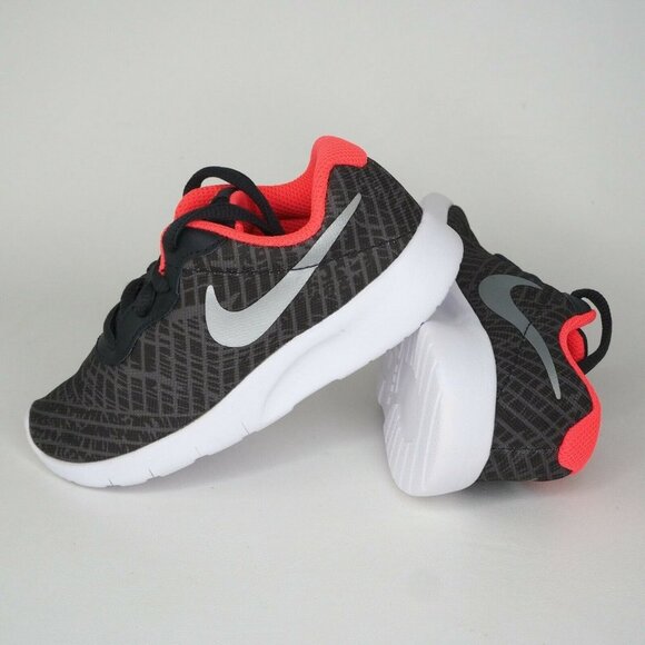 Nike Tanjun Print Athletic Running Brown Sneakers Little Kids SZ 10.5 - Picture 10 of 12